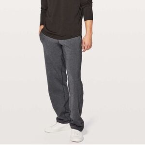 Lululemon Kung Fu Pant 2.0 Regular‎ Heathered Black Men's Size Large